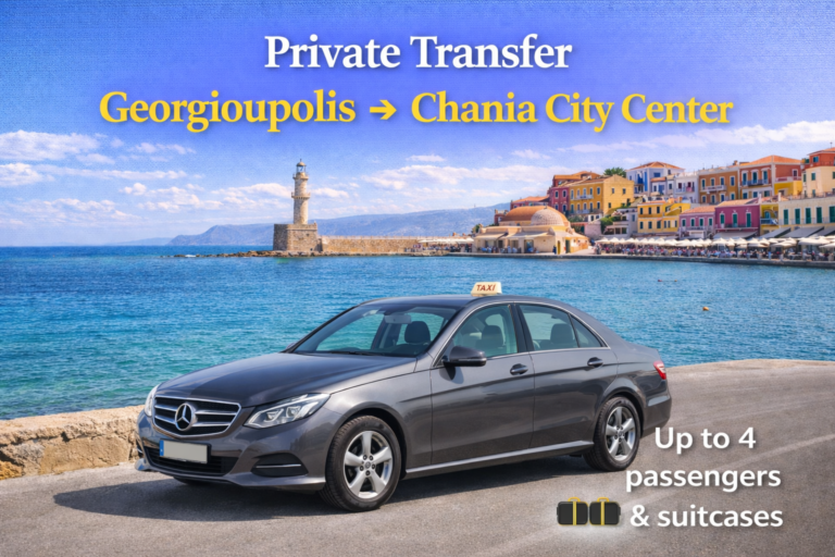 georgioupoli to chania city center