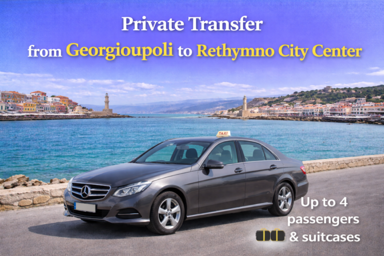 georgioupoli to rethymno city center