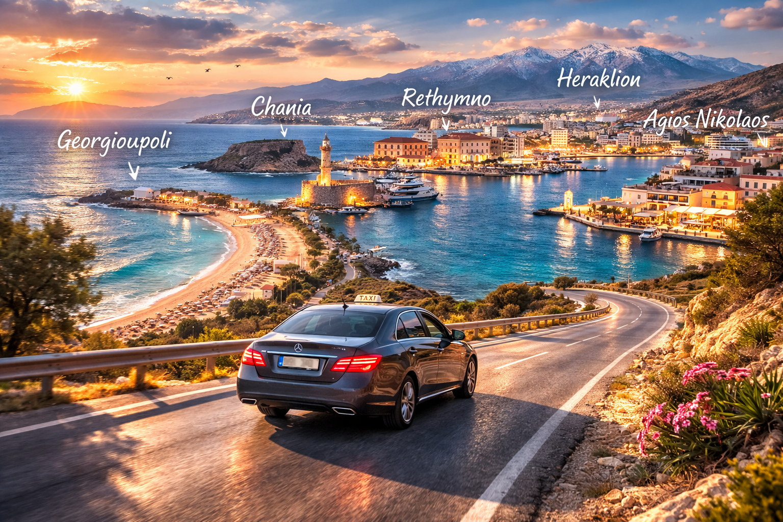 our dream travel – taxi and transfer georgioupoli