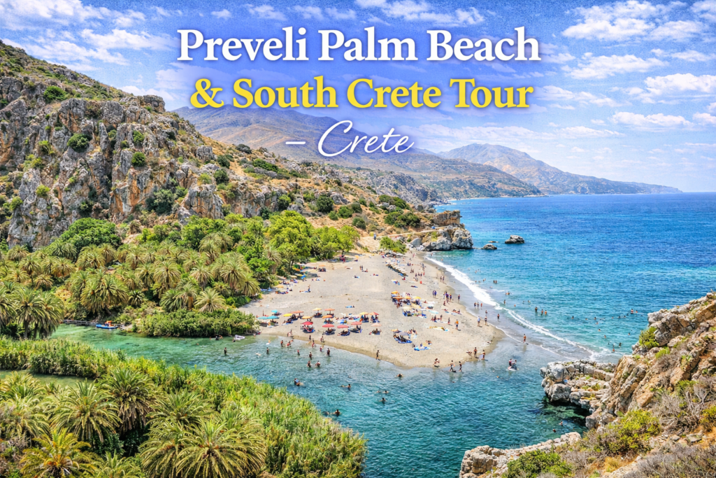 preveli palm beach & south crete tour – crete