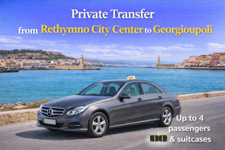rethymno city center to georgioupoli