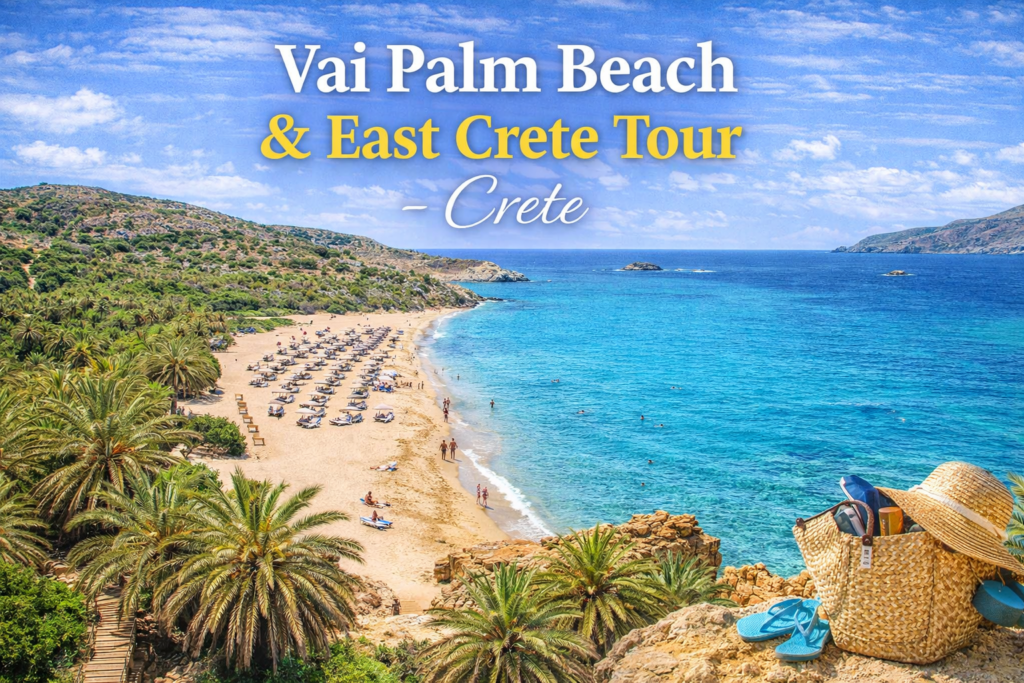 vai palm beach & east crete tour – crete